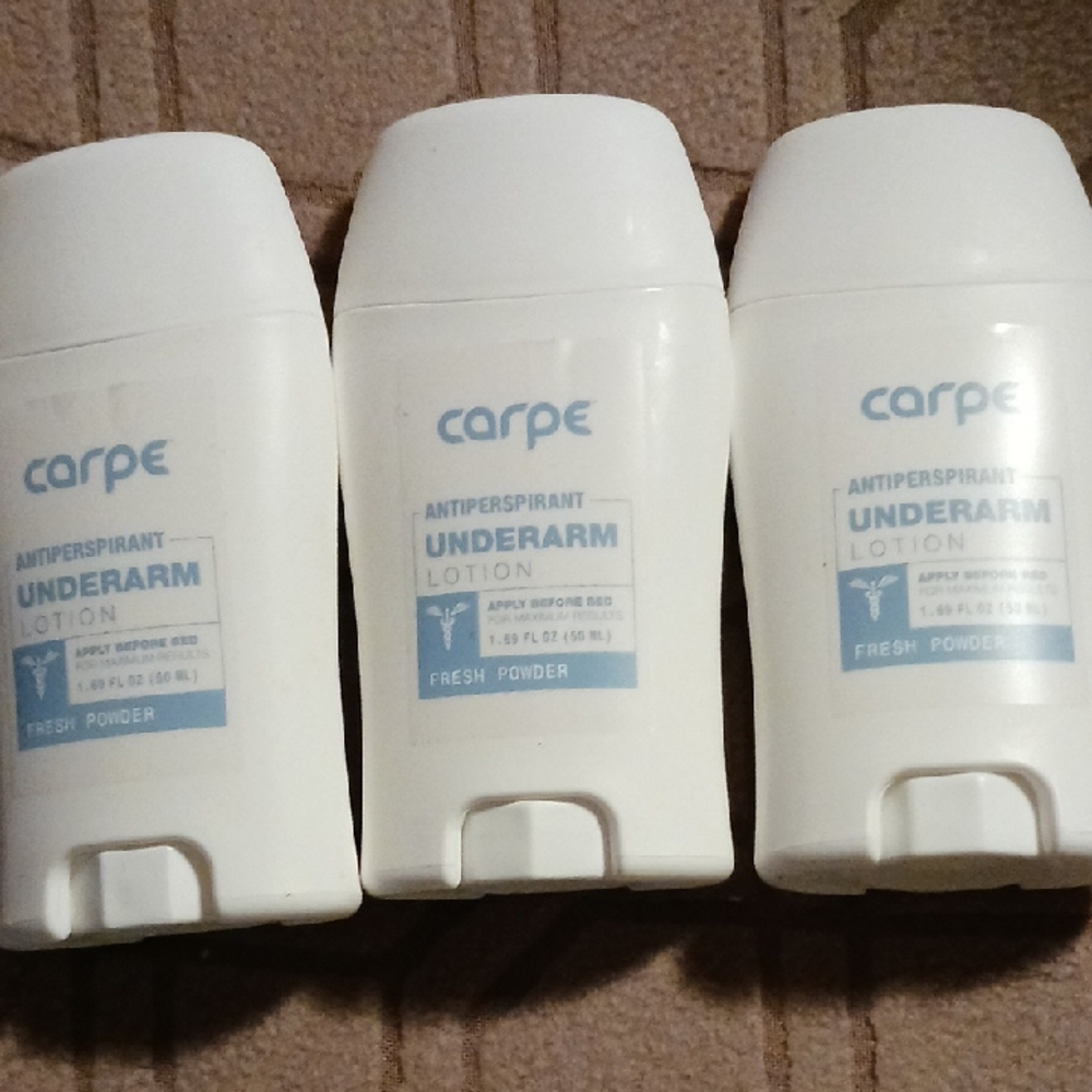 Carpe Antiperspirant Underarm Lotion Trio